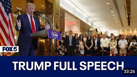 Trump delivers speech after guilty verdict