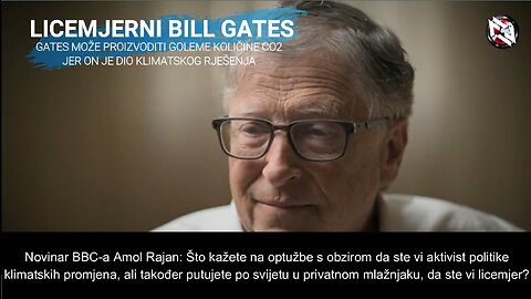 Licemjeran Bill Gates može proizvoditi koliko god hoće stakleničkih plinova