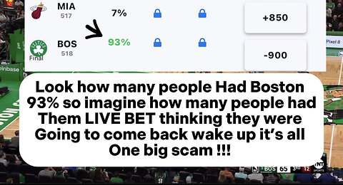 Rigged Miami Heat WIN vs Boston Celtics Playoffs game 2 | all I can do is laugh 🤣🤣🤣 #rigged #nba
