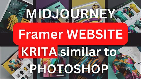 Creating a website using framer and midjourney