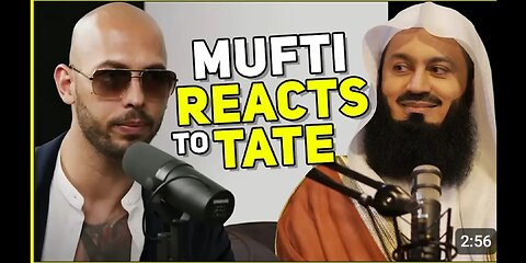 "Mufti menk react to andrew tate converting to islam