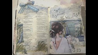 Let's Bible Journal Psalm 62 (from Lovely Lavender Wishes)