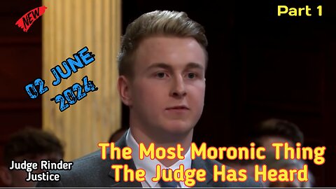 The Most Moronic Thing The Judge Has Ever Heard | Part 1 | Judge Rinder Justice