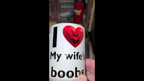 I love my wifes boobs mug