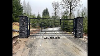 Driveway Gates Installation GLCiron gate security entrance iron gates