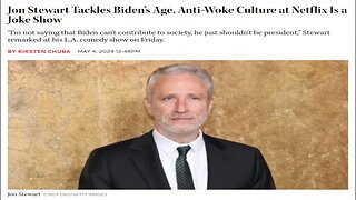 Jon Stewart: Joe Biden Too F'ing Old To Be President