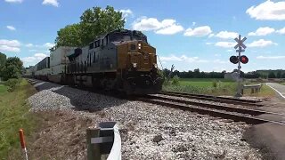 CSX I137 Intermodal Train from Creston, Ohio August 12, 2022