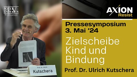 🔵⚡️Rede Prof. Dr. Ulrich Kutschera - #AxionResist - Pressekonferenz #0524