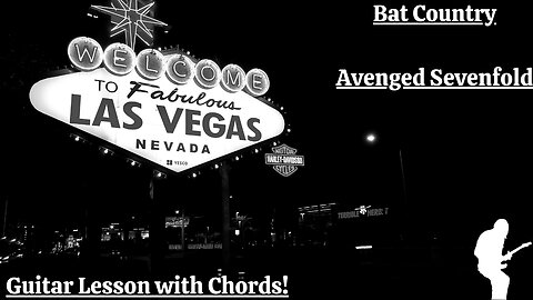 Guitar Lesson - Avenged Sevenfold : Bat Country - CGCFAD Guitar