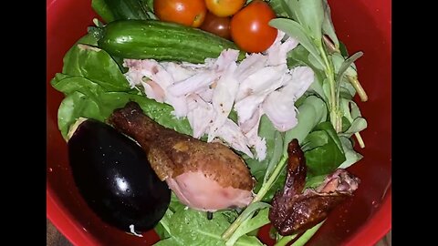 Organic Garden Salad Side Dish