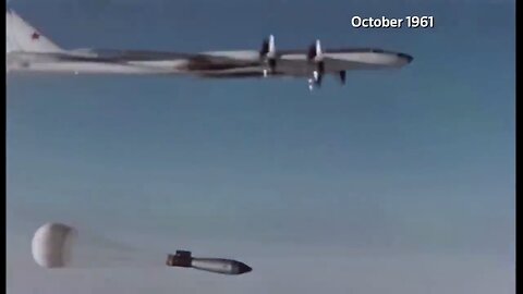 Released Secret Footage Of Russian Tsar Bomba Hydrogen Blast