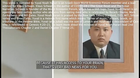 Surveillance Capitalism | CBDC | "If You Want Into a Room & There Is a Picture of Kim Jong-un On the Wall & the Bracelet Picks Up the Signs of Anger Because It Has Access to Your Brain This Is Very Bad News for YOU." - Yuval Noah Harari