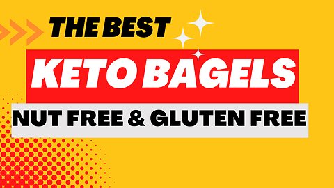 THE BEST AND EASIEST QUICK KETO BAGEL(NUT FREE & GLUTEN FREE) MADE WITH COCONUT FLOUR