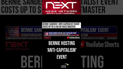 Bernie Sanders Hosting ‘Anti-Capitalism’ Event #shorts