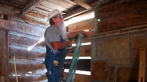 More Log Repair, Gilliam Log Cabin (Pt 7)