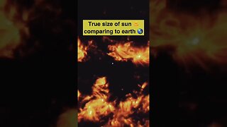 Amazing Universe 😱 ! True size of Sun 🌞. #universe #sun #reels #shorts #moj #likeandshare #youtube