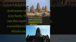 Did You Know: The Amazing History and Architecture of Angkor Wat...#shorts #history #ancient