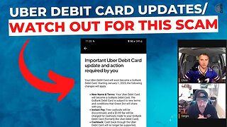 Uber Debit Card Updates And WATCH OUT FOR THIS SCAM