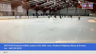 NCTV45 Presents HAHL today's the 29th race Hudson Highway Boys @ Ermes Inc JAN 29 2022