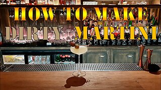 How to make DIRTY MARTINI by Mr.Tolmach