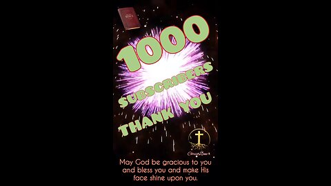 Thanks for 1K Subscribers CHRISTZONE