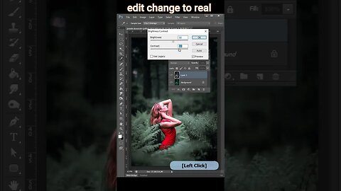 how to create real photo from edited photo in photoshop tutorials #shorts