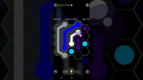 flow free Hexes: easy level 2