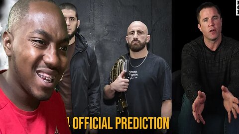 do you think volk can win this ? chael make ufc 284 prediction reaction