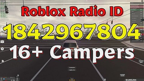 Campers Roblox Radio Codes/IDs