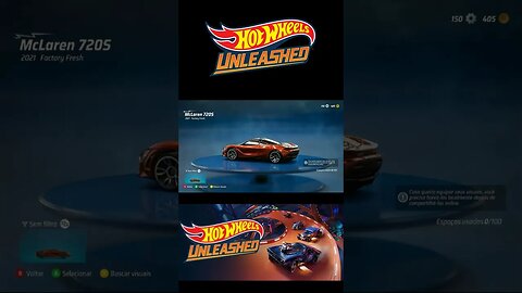 HOT WHEELS UNLEASHEDMCLAREN 7205 2021 FACTORY FRESH