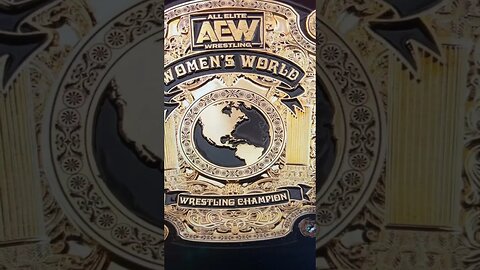 Which AEW Women's Title Belt Do You Prefer? #shorts