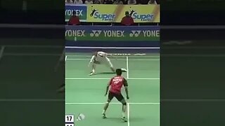 Lee Chong Wei vs Taufik Hidayat (exciting 51-shot rally) All England 2008