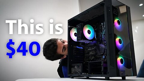 Deepcool Showcase: Dual-Tempered Glass PC Case for $40?!