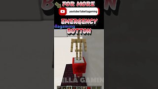 Emergency Button | Minecraft