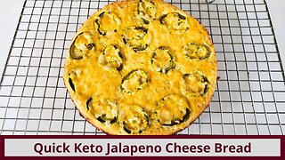 Quick Keto Jalapeno Cheese Bread