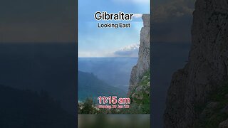 The Progression of The Storm over Gibraltar 29 Jan 2023 #shorts
