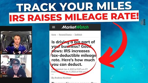 Track Your Miles - IRS Raises Mileage Reimbursement
