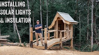 S2 EP15 | HOBBIT STYLE COMPOST TOILET | MILLING SIDING, INSULATION & SOLAR LIGHTS