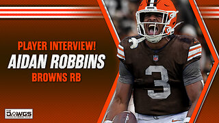 EXCLUSIVE! Meet Aidan Robbins - Browns RB | Cleveland Browns Podcast