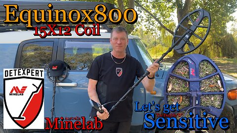 Minelab Equinox800 15 Inch Coil Review