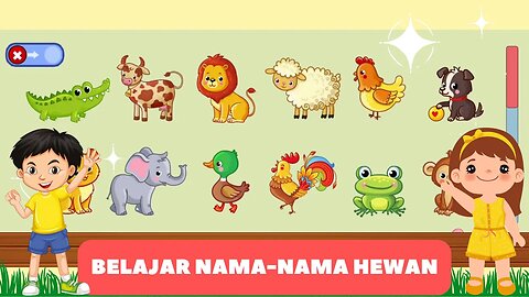 Game Anak Edukasi Hewan & Buah - Belajar Nama-Nama Hewan #11
