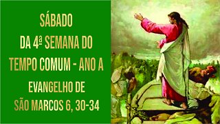 Evangelho do Sábado da 4ª Semana do Tempo Comum - Ano A Mc 6, 30-34