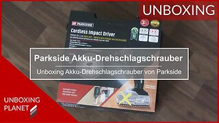 Unboxing Akku-Drehschlagschrauber Parkside PDSSA 20-Li A1 - Unboxing Planet