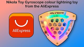 Nikola Toy Gyroscope colour lightning toy from the AliExpress