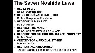 Have You Heard Of The Noahide Laws?