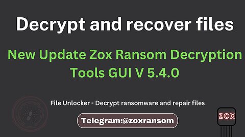 File Unlocker - Decrypt Ransomware and repair files .f58A66B51