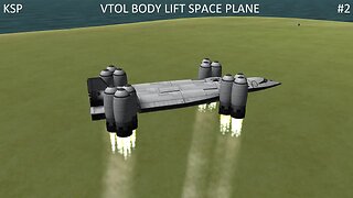 VTOL Body Lift Space Plane (KSP Quick Crafts #2)