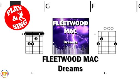 FLEETWOOD MAC Dreams FCN GUITAR CHORDS & LYRICS