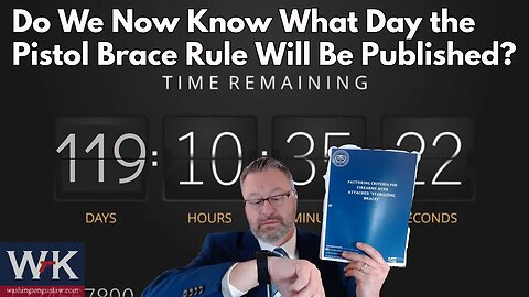 Do We Now Know What Day the Pistol Brace Rule Will Be Published?