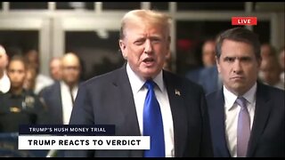 BREAKING: Donald Trump reacts to the Manhattan jury's guilty verdict